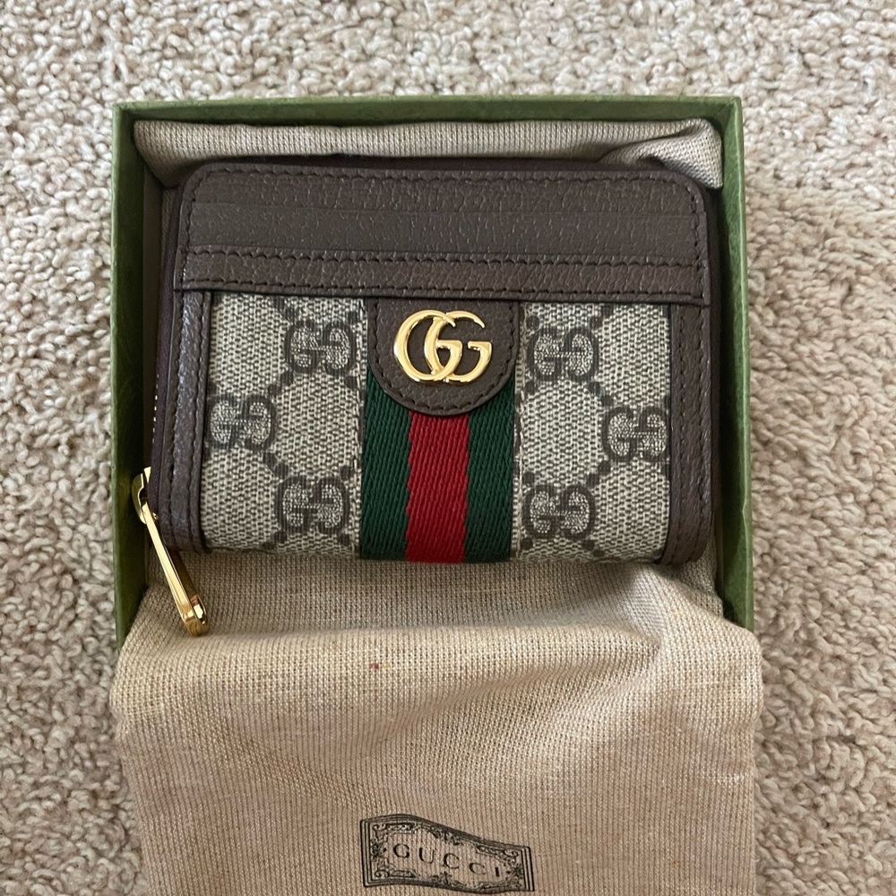 New in the box Gucci wallet, Ophidia bi-fold